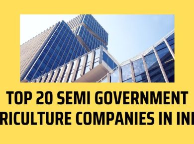 Top 20 Semi Government Agriculture Companies In India