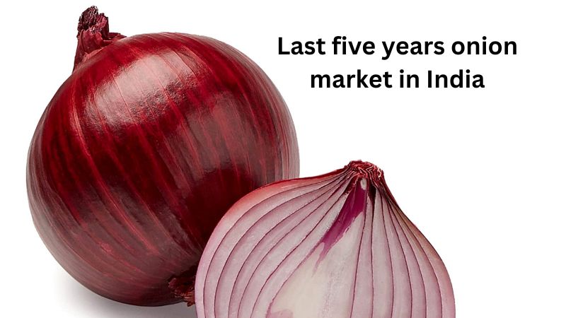 Last five years onion market in India